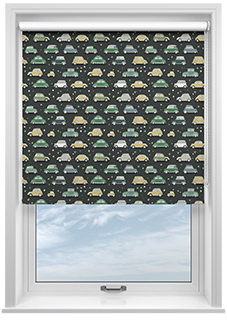 Roadtrip, Forest Green - Twist&Fit Roller Blind